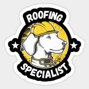 Roofing Specialist Sticker